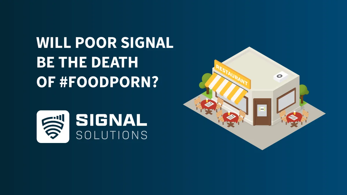 Will poor signal be the death of #foodporn?