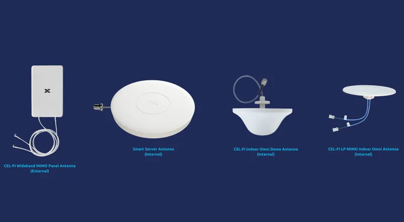 Different types of antennas