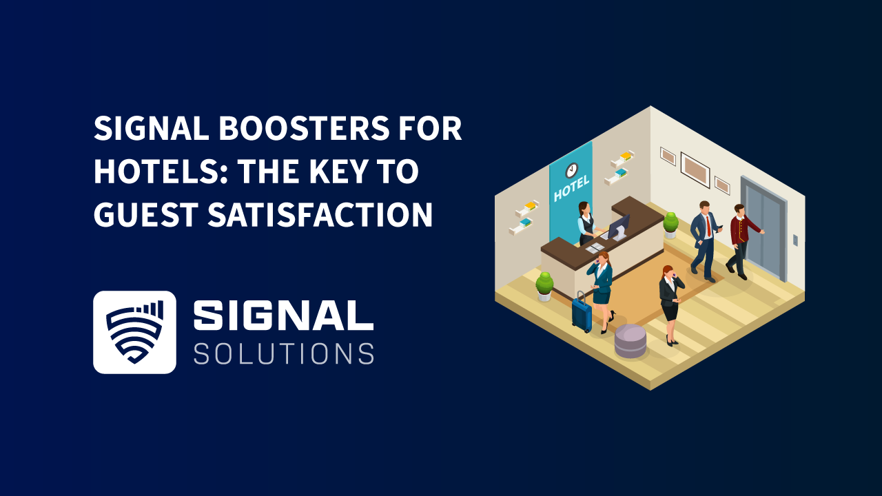 Signal boosters for hotels